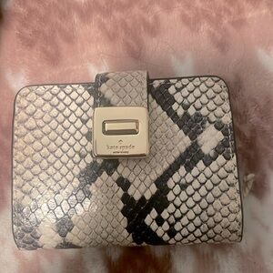 Kate Spade snakeskin cardholder